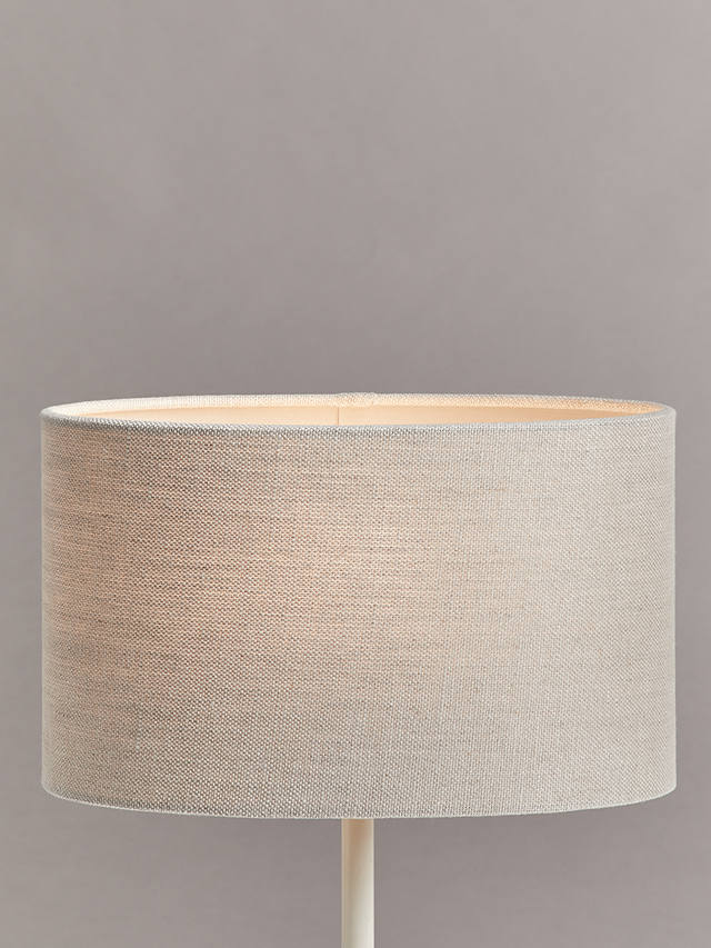 John Lewis Sophia Pure Linen Oval Lampshade, Natural, W30cm
