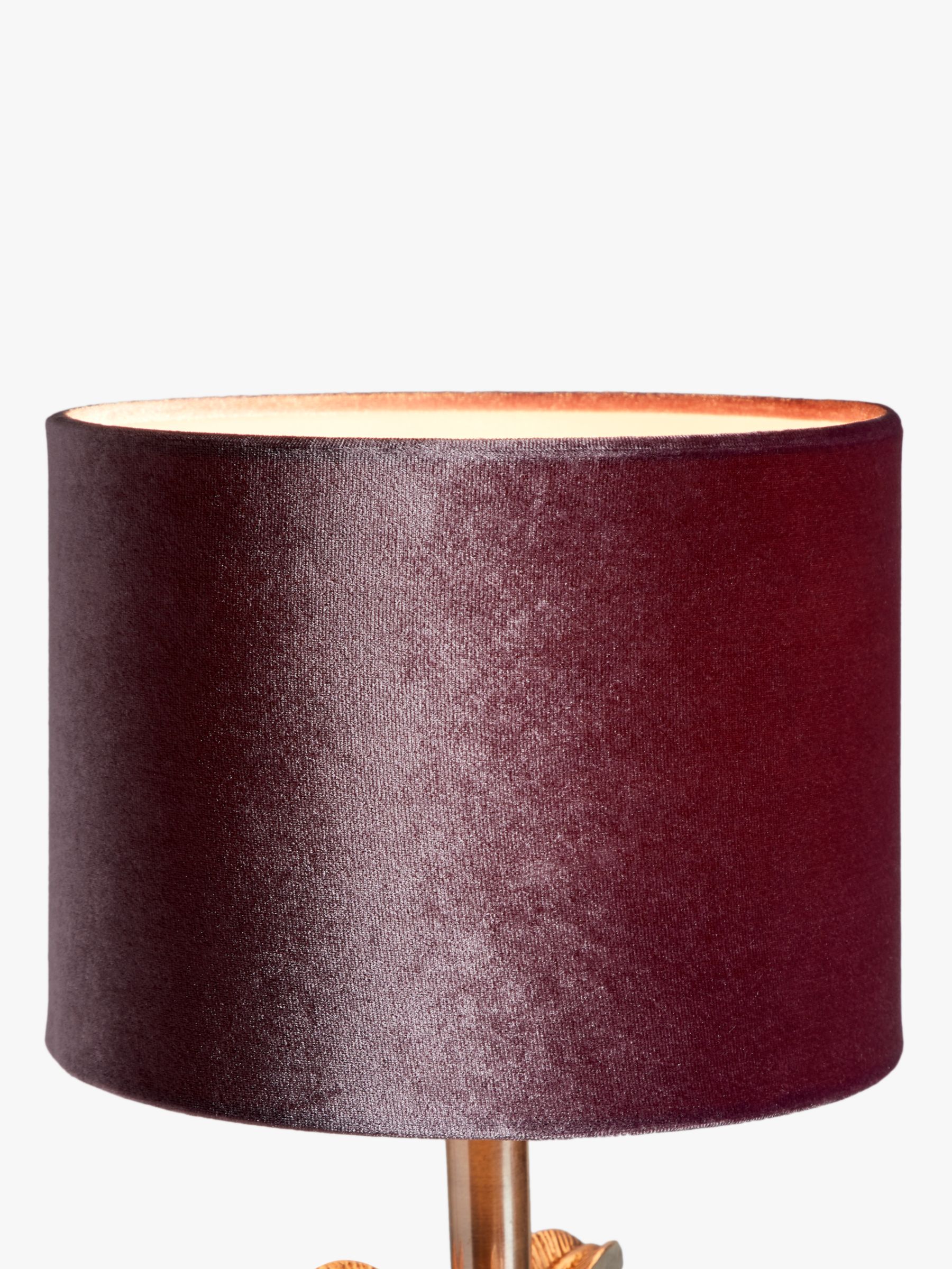 John Lewis & Partners Jenny Velvet Cylinder Lampshade review