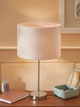 John Lewis Sophia Pure Linen Lampshade, Ash Rose