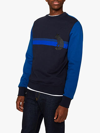 PS Paul Smith Fox Print Sweatshirt, Navy