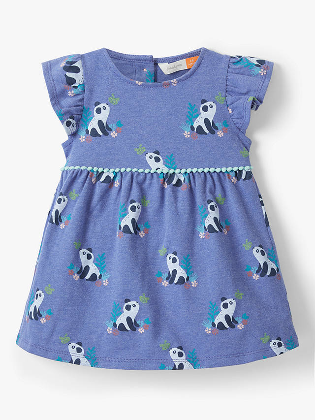 John Lewis & Partners Baby Panda Dress, Blue
