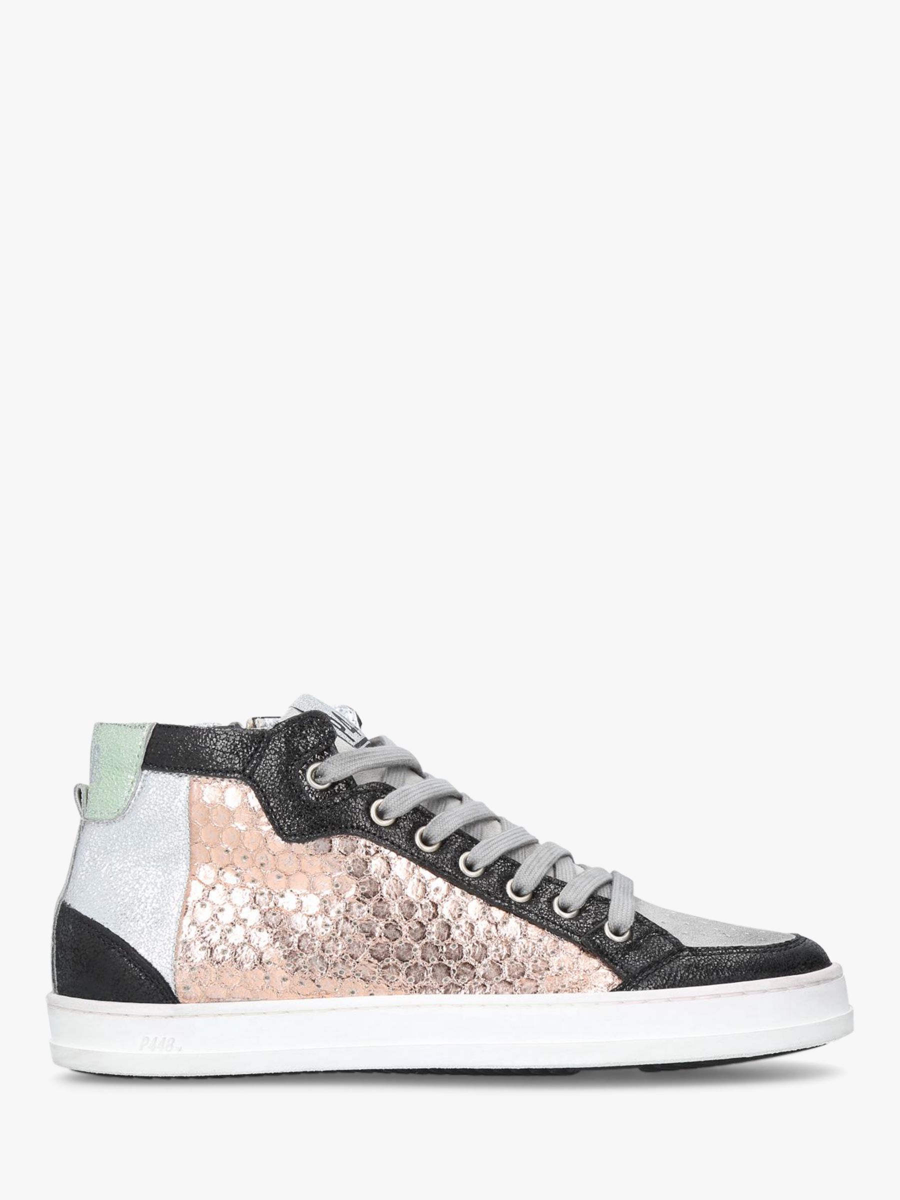 p448 silver sneakers