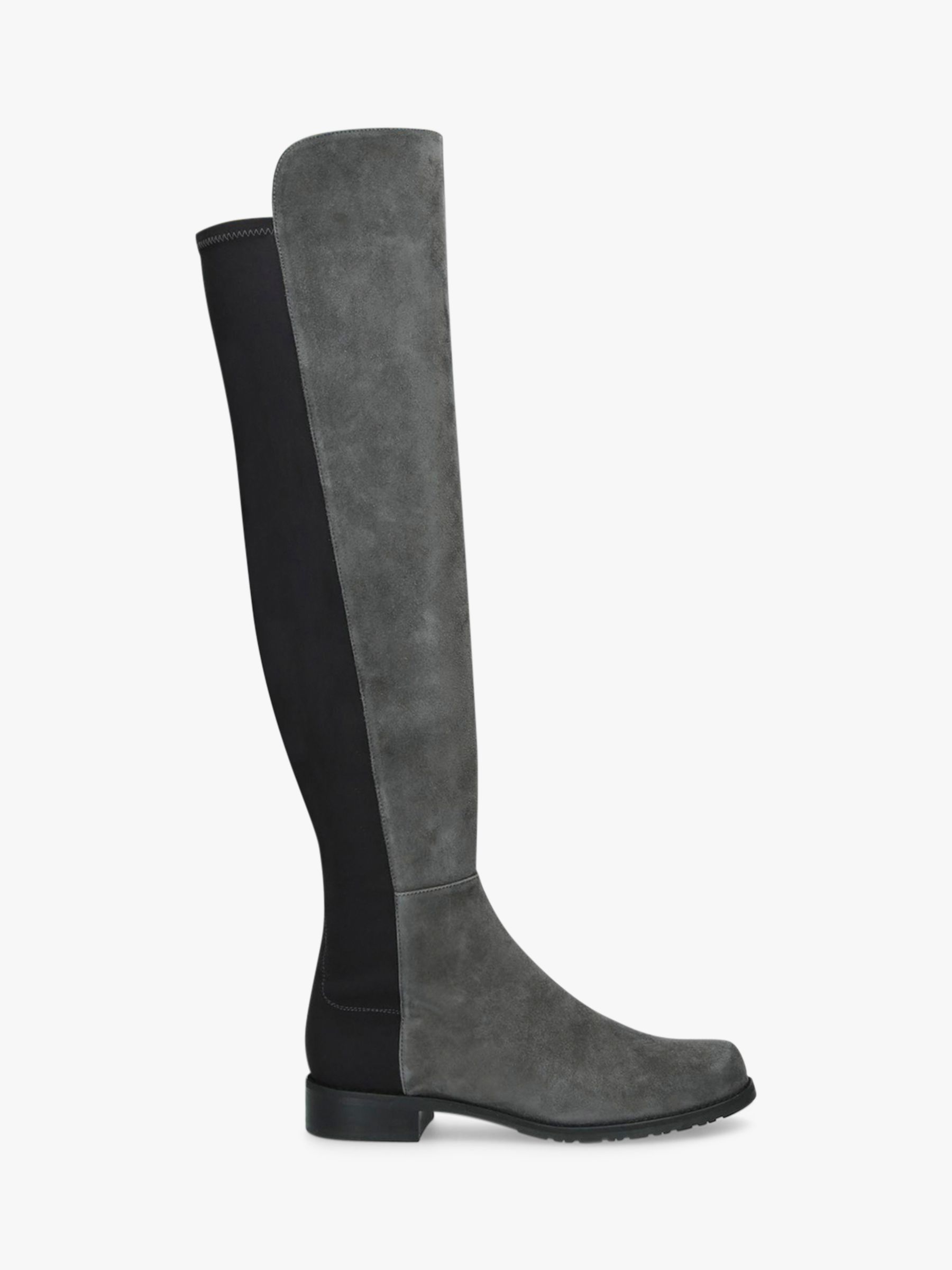 grey suede riding boots