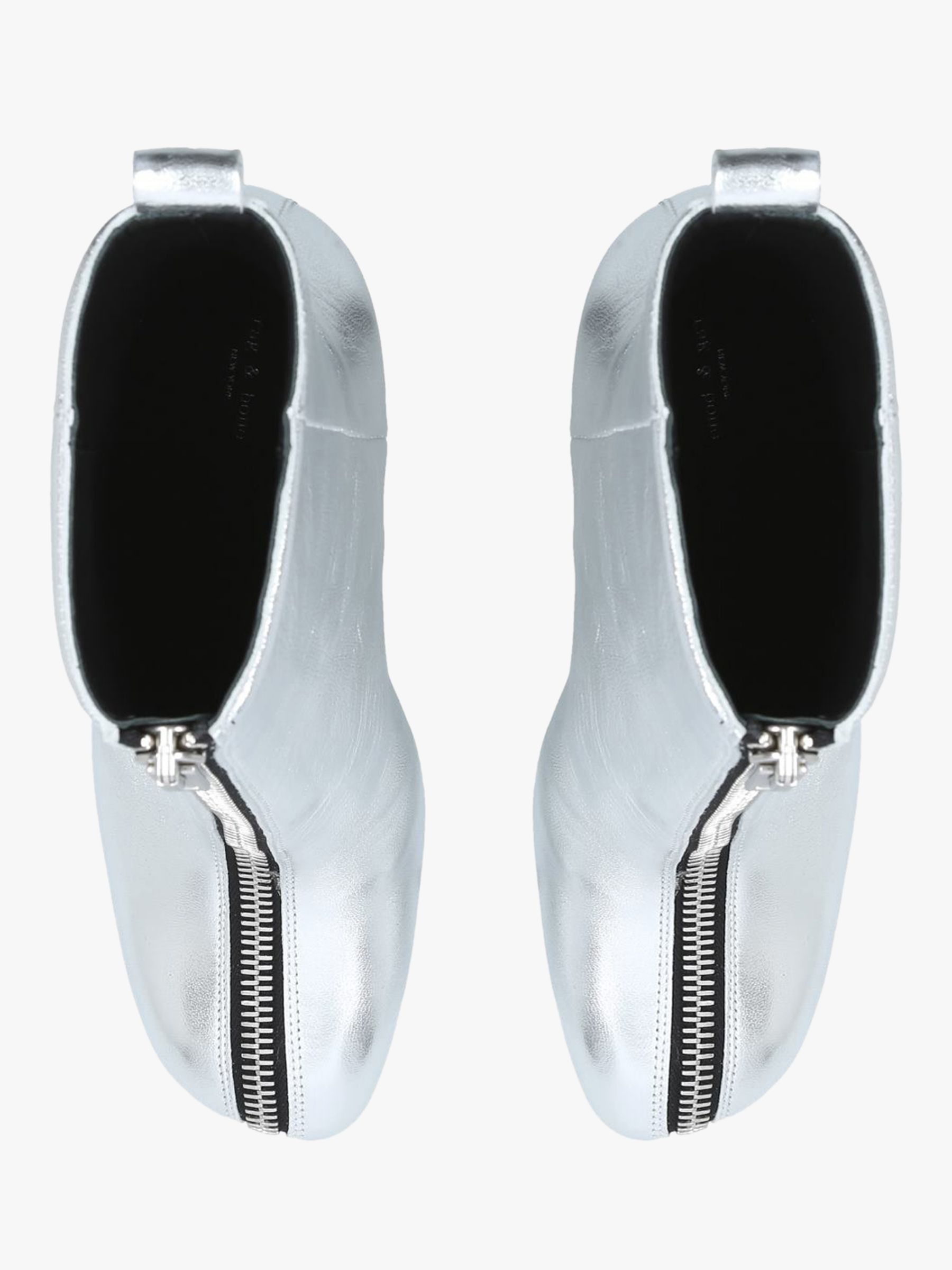 rag and bone silver boots