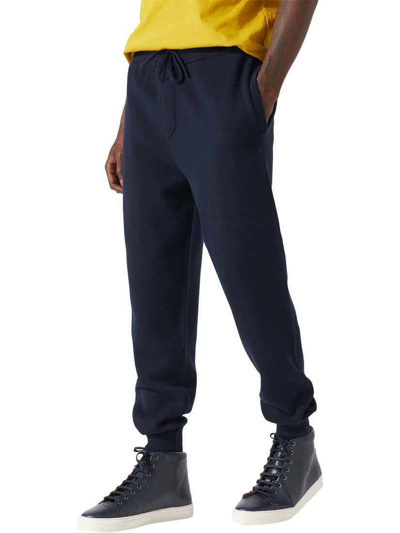 navy cashmere joggers