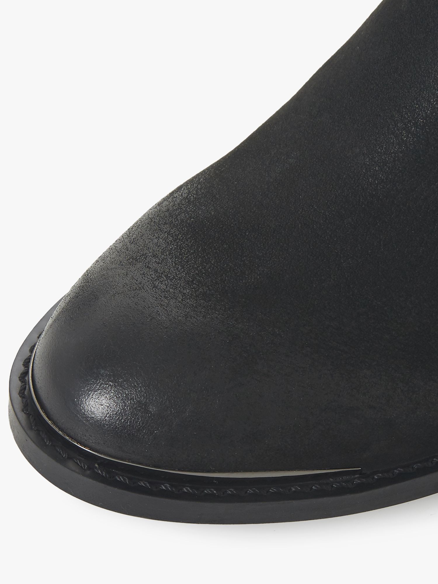 Steve Madden Rova Knee High Boots, Black Leather