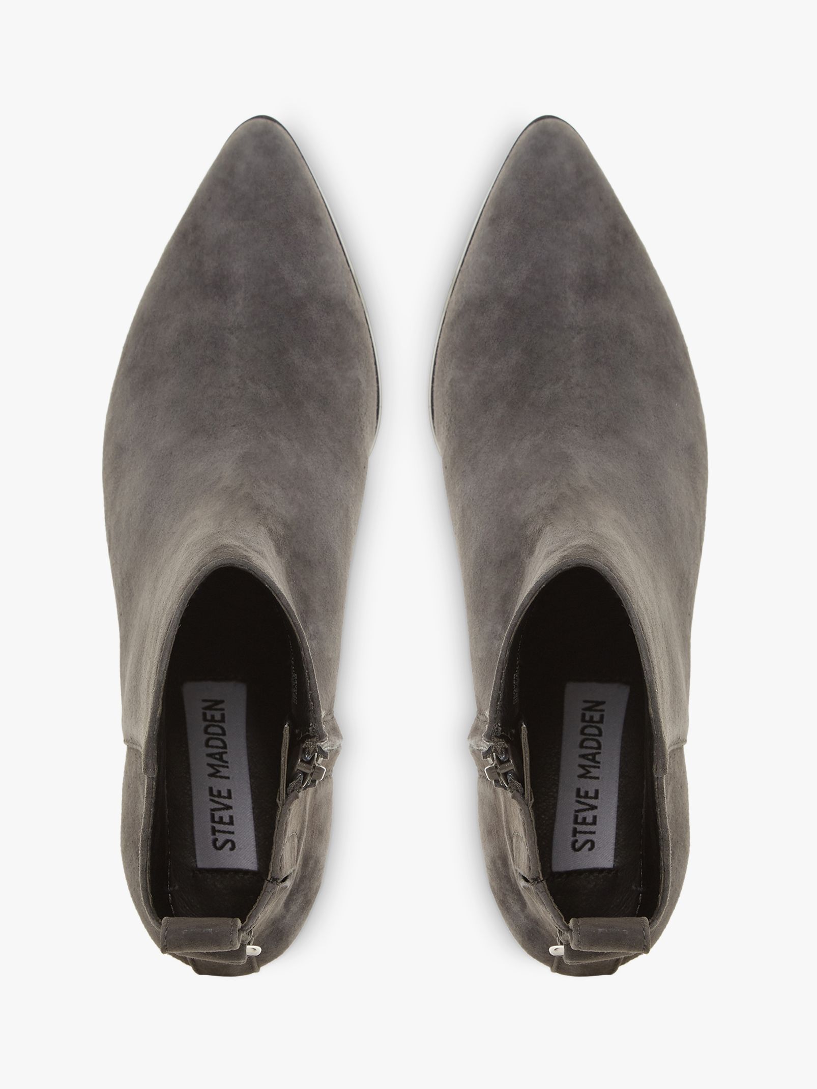 steve madden gray suede boots