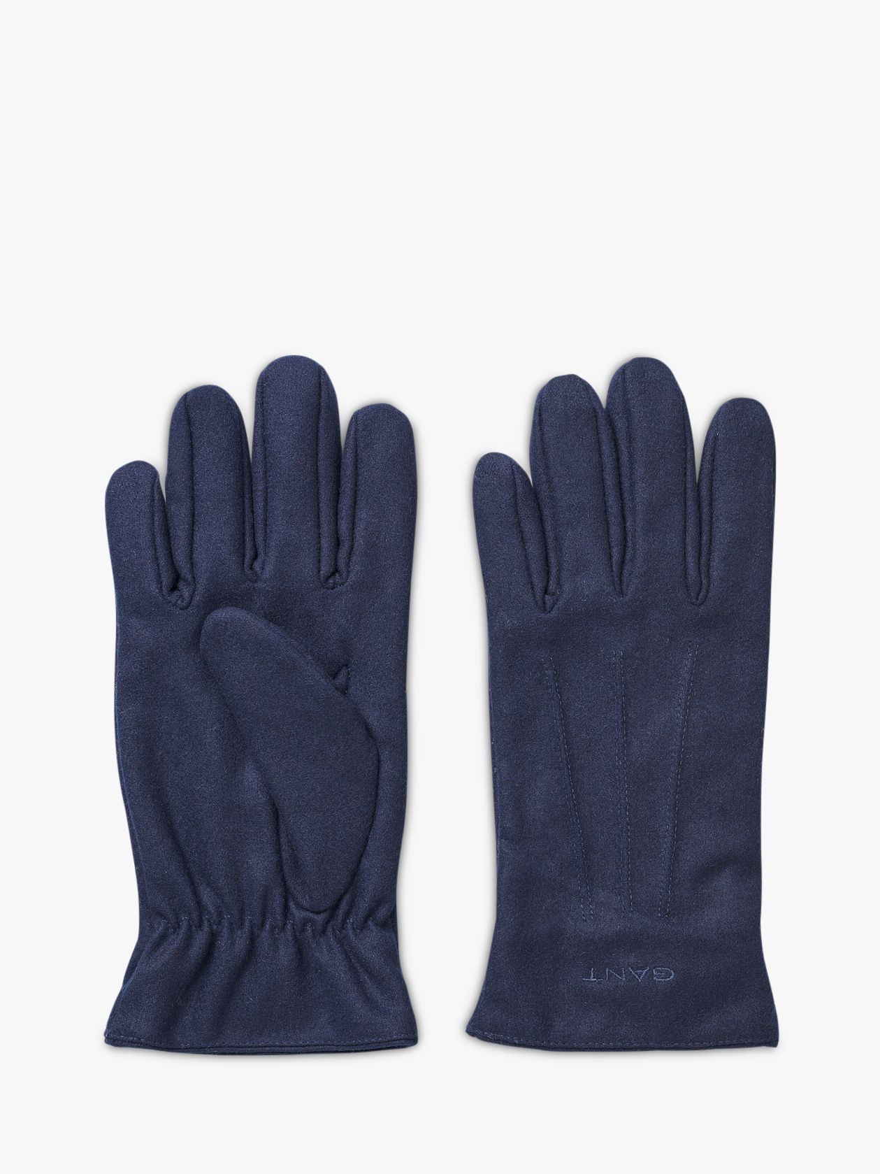 GANT Melton Wool Rich Gloves, Navy