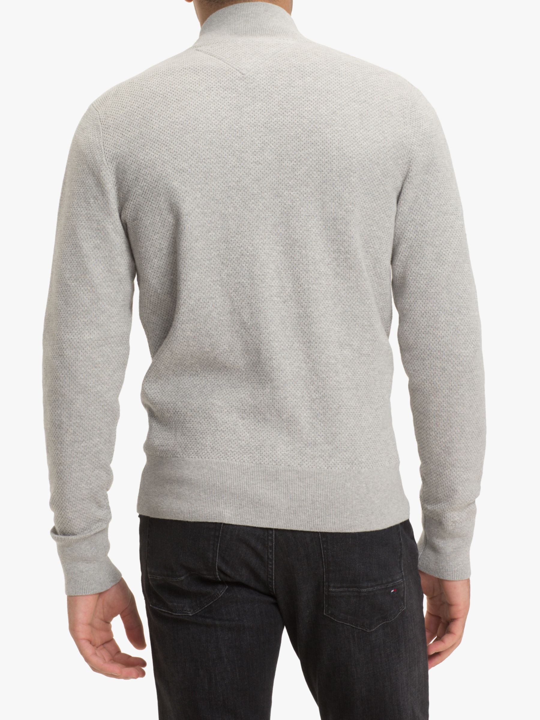 tommy hilfiger structured zip jumper