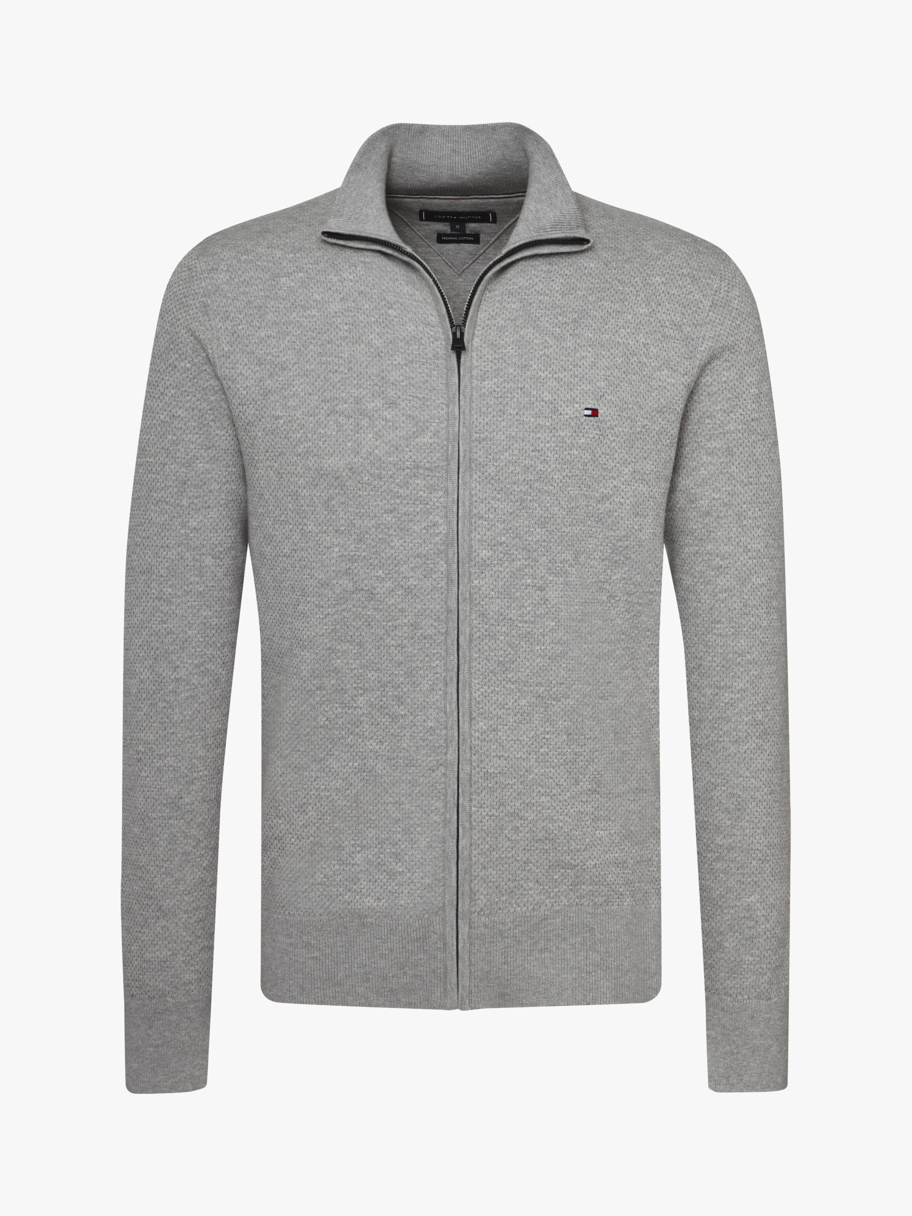 tommy hilfiger structured zip jumper