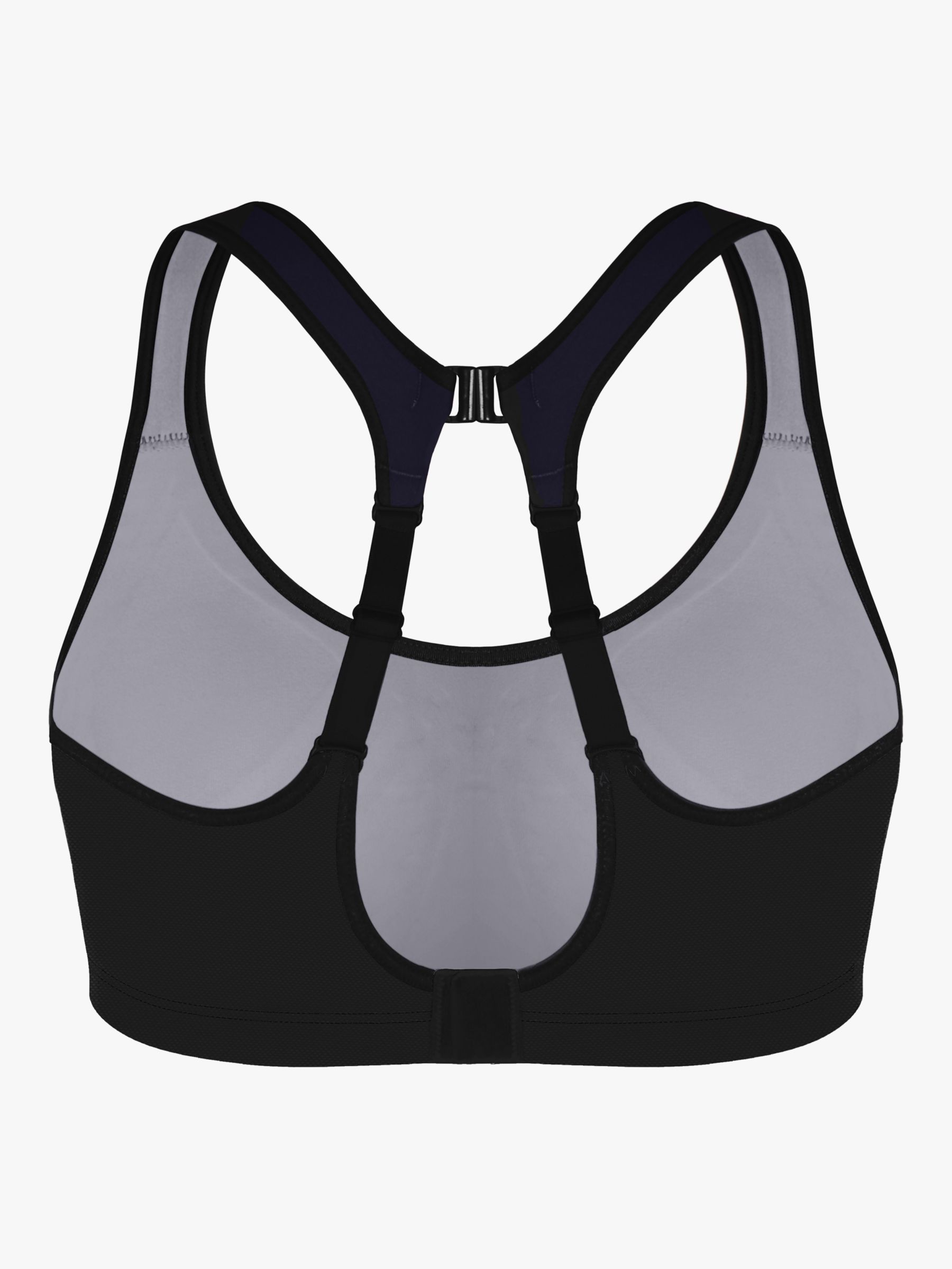 Shock Absorber Ultimate Fly Sports Bra, Black/Grey at John Lewis & Partners