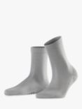FALKE Sensual Silk Mix Ankle Socks, Silver Grey