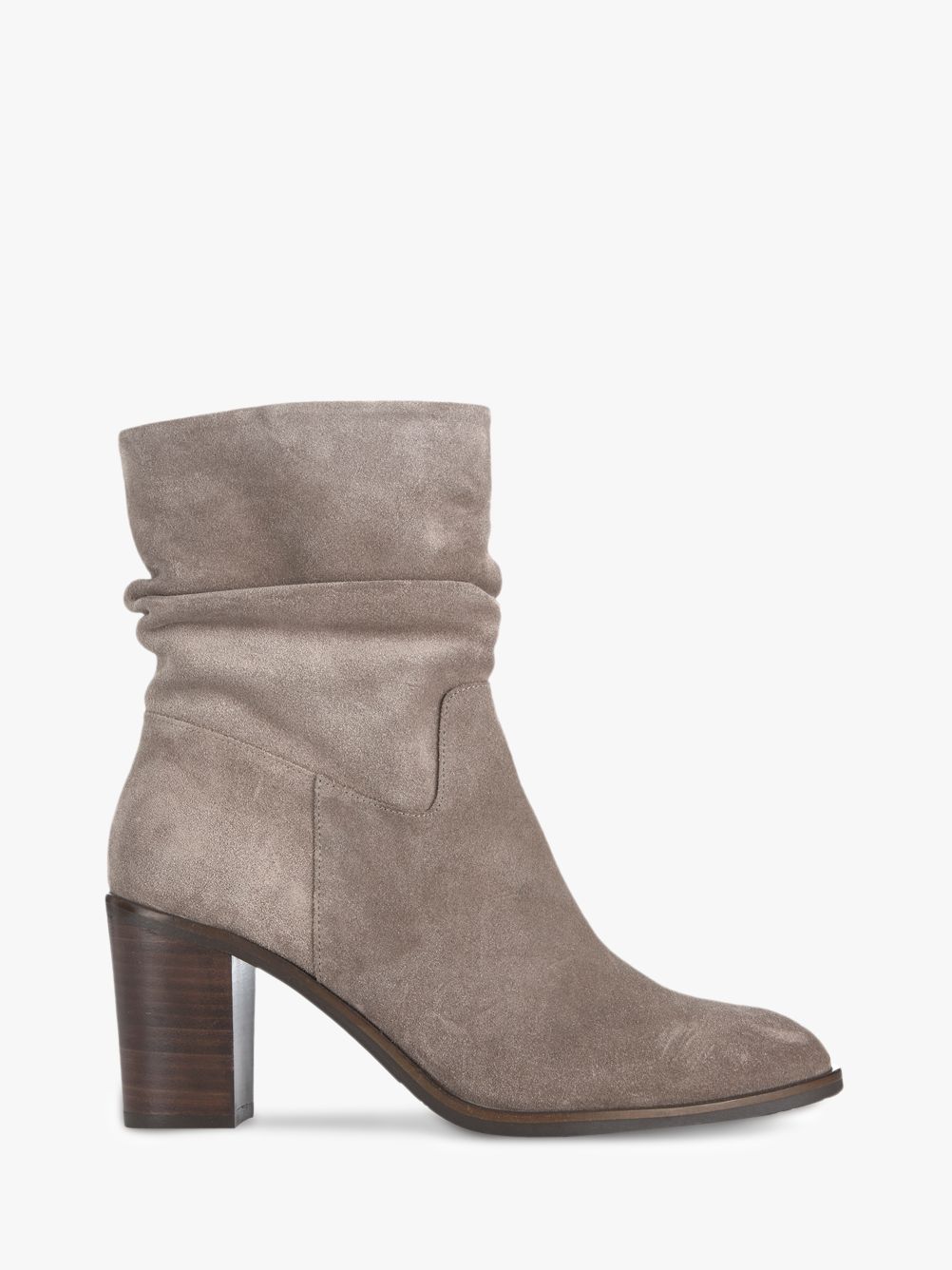 slouch block heel boots