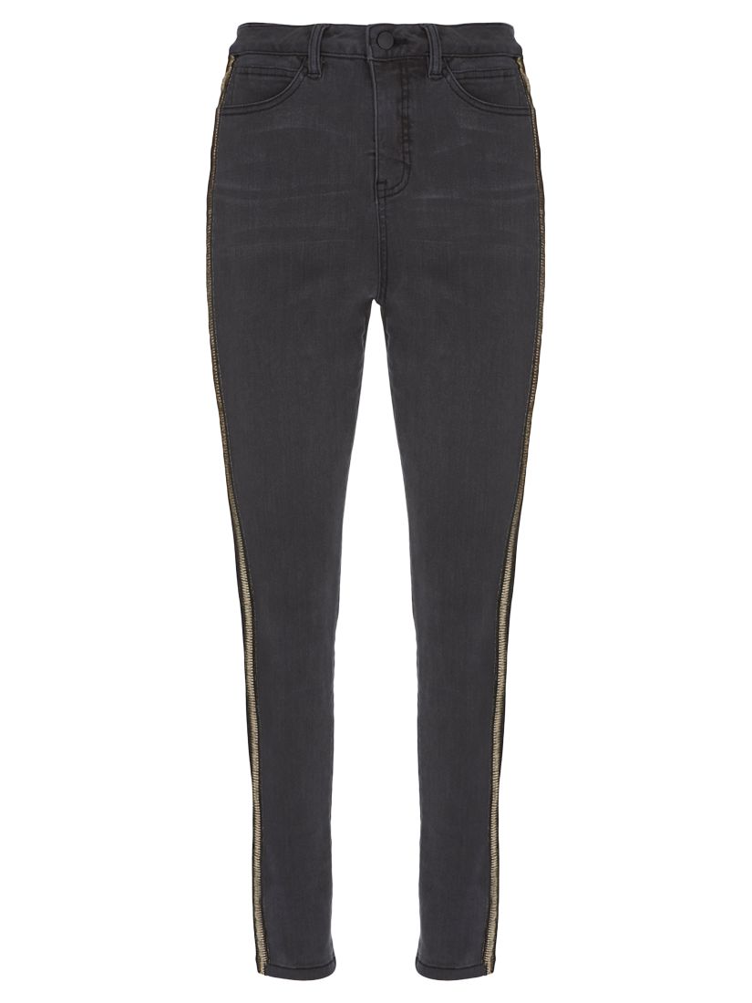 velvet side stripe jeans