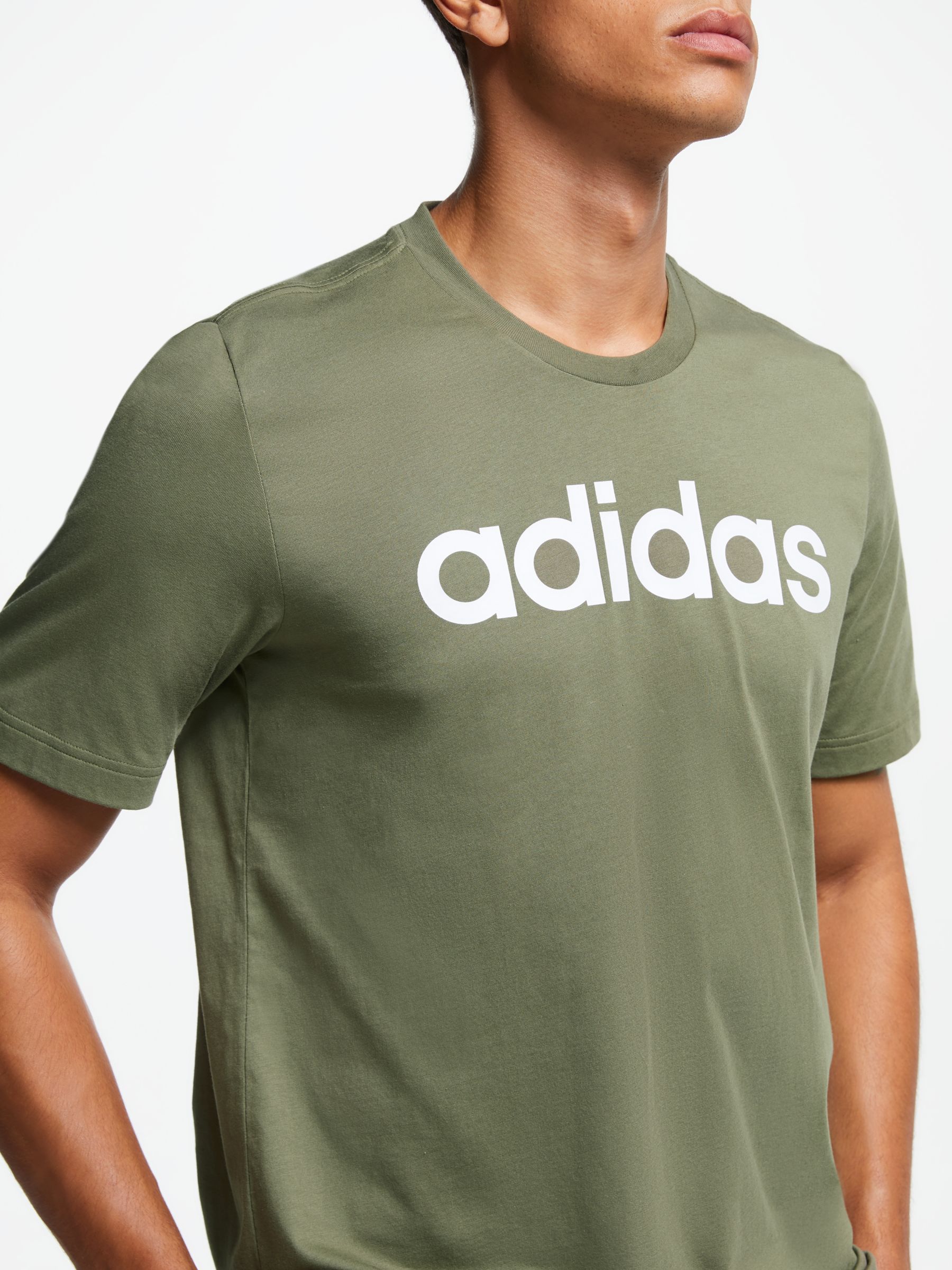 khaki green adidas t shirt