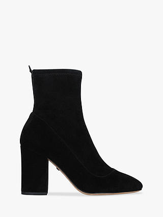 Coach Giana Stretch Ankle Boots, Black Suede