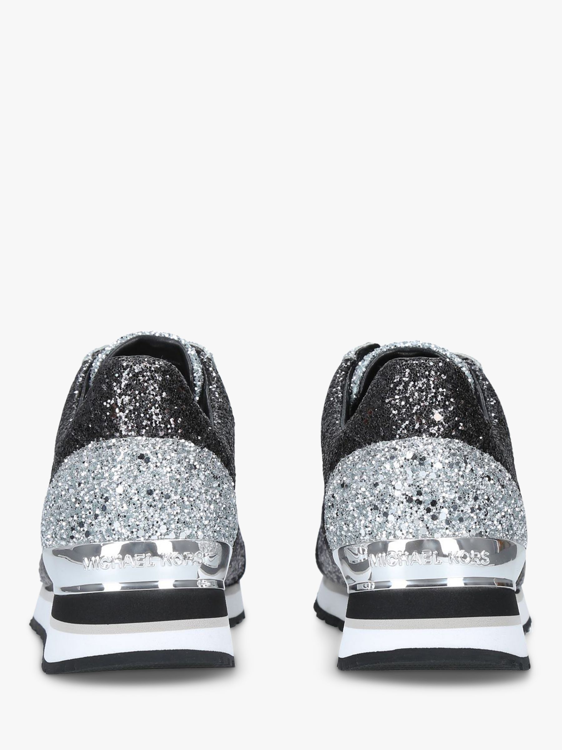 michael kors black glitter sneakers