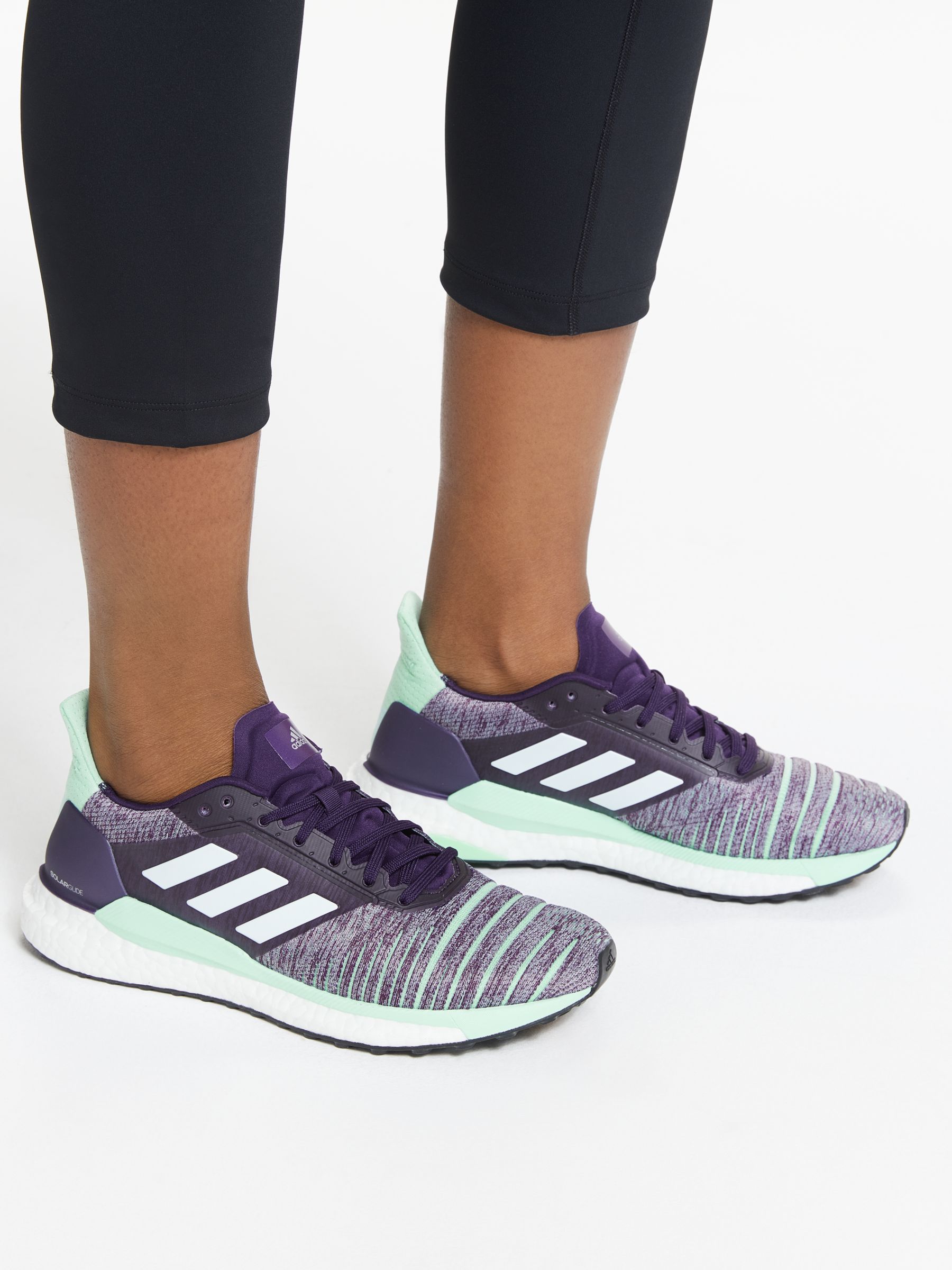 adidas womens running shoes purple
