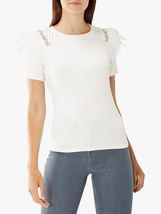 Coast Nyko Feather T-Shirt, White