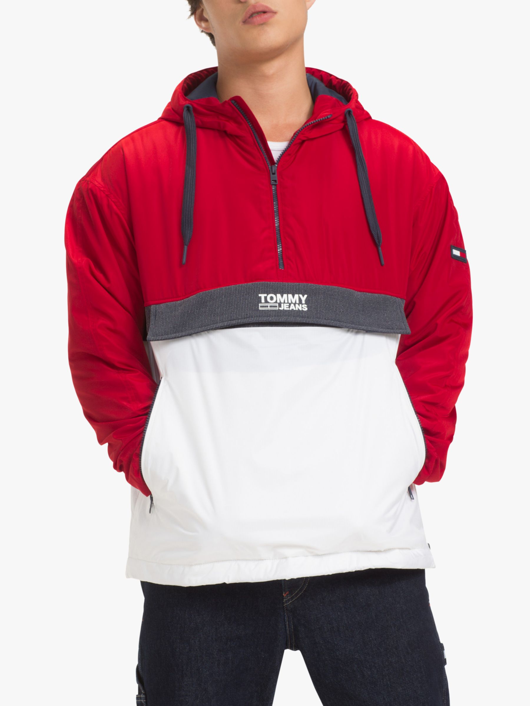 tommy jeans colorblock popover