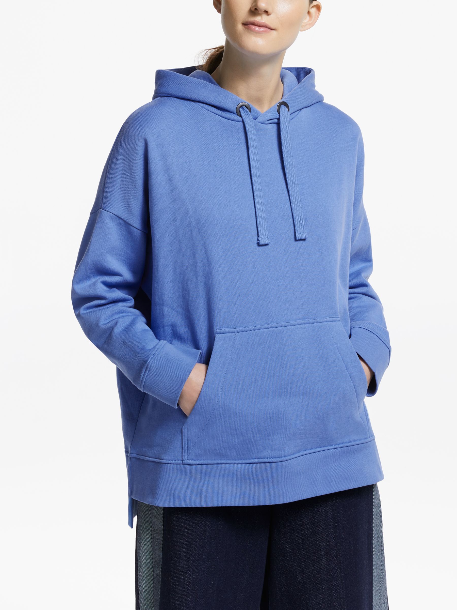 Kin Hoodie Sweatshirt, Blue at John Lewis & Partners