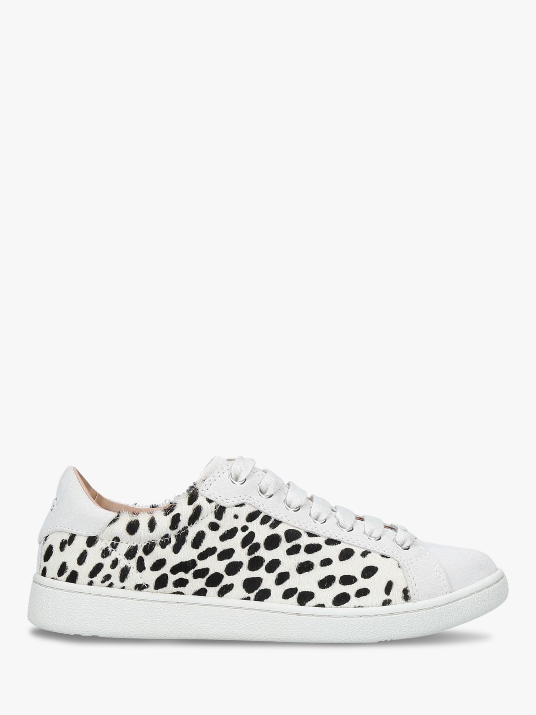 UGG Milo Exotic Lace Up Trainers, White 