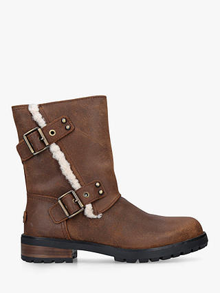 UGG Niels II Calf Boots, Mid Brown Leather