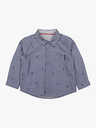 Polarn O. Pyret Baby Reversible Shirt, Blue