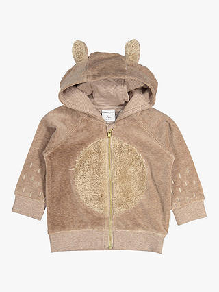 Polarn O. Pyret Baby Hoodie, Brown