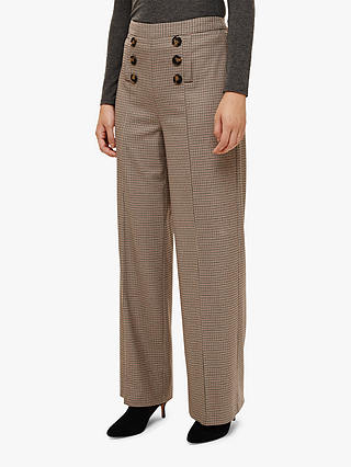 Phase Eight Beatrix Button Wide Leg Trousers