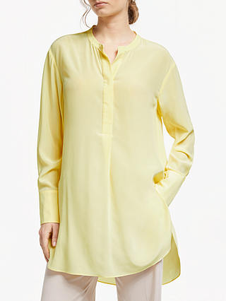 Modern Rarity Silk Tunic Top, Yellow