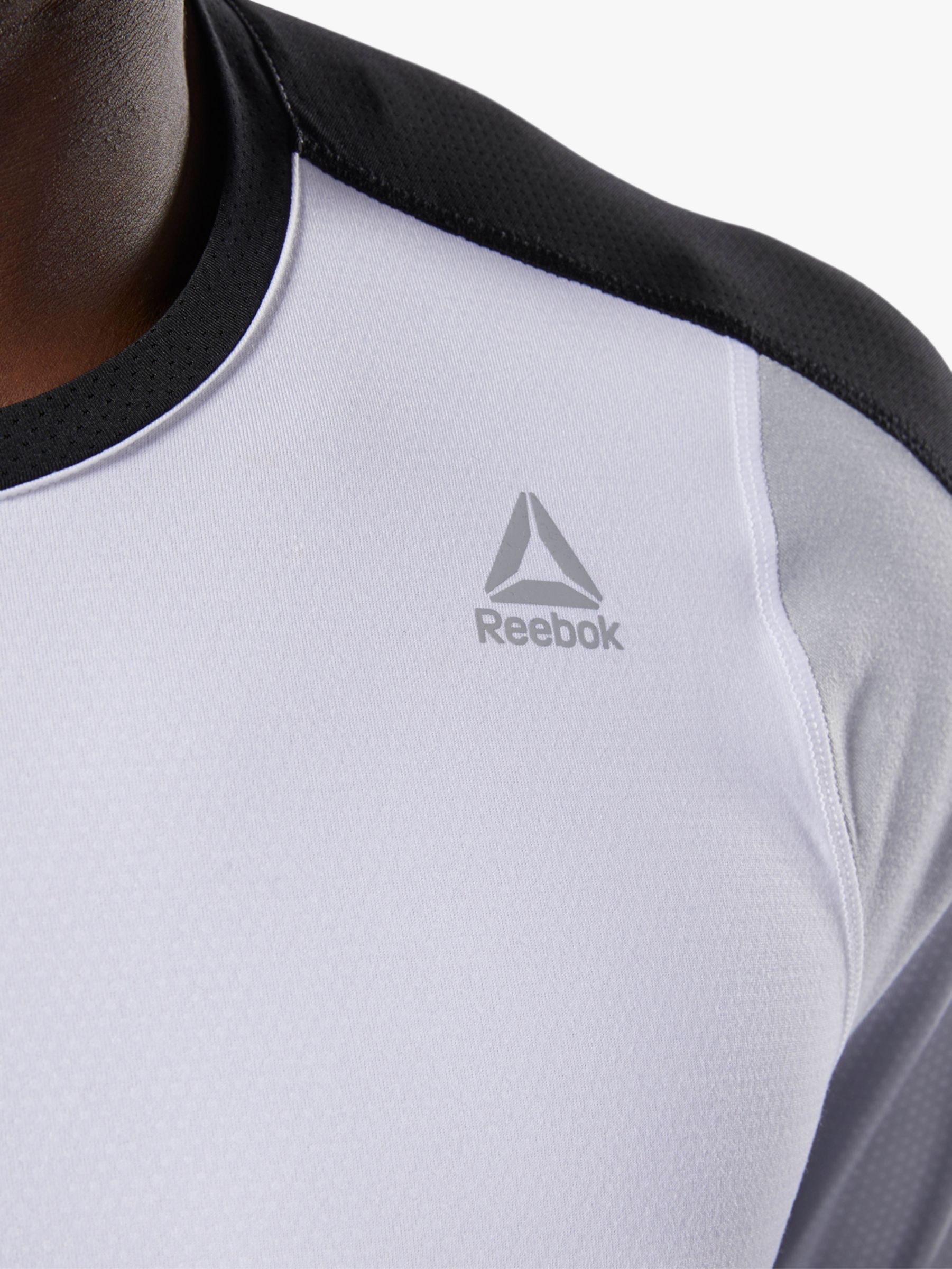 Reebok SmartVent Move Training T-Shirt, White at John Lewis \u0026 Partners