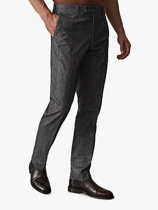 Reiss Quake Brushed Slim Fit Trousers