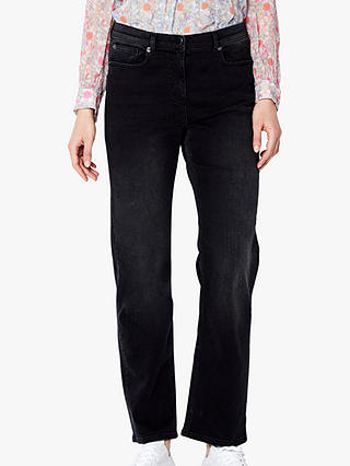 Ghost Straight-Cut Arlo Jeans, Washed Black