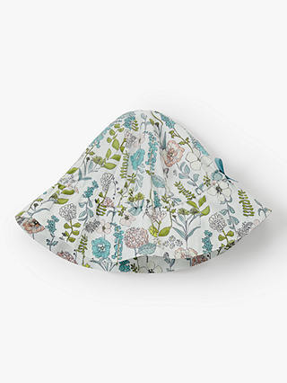 John Lewis & Partners Heirloom Collection Baby Botanical Sun Hat, Multi
