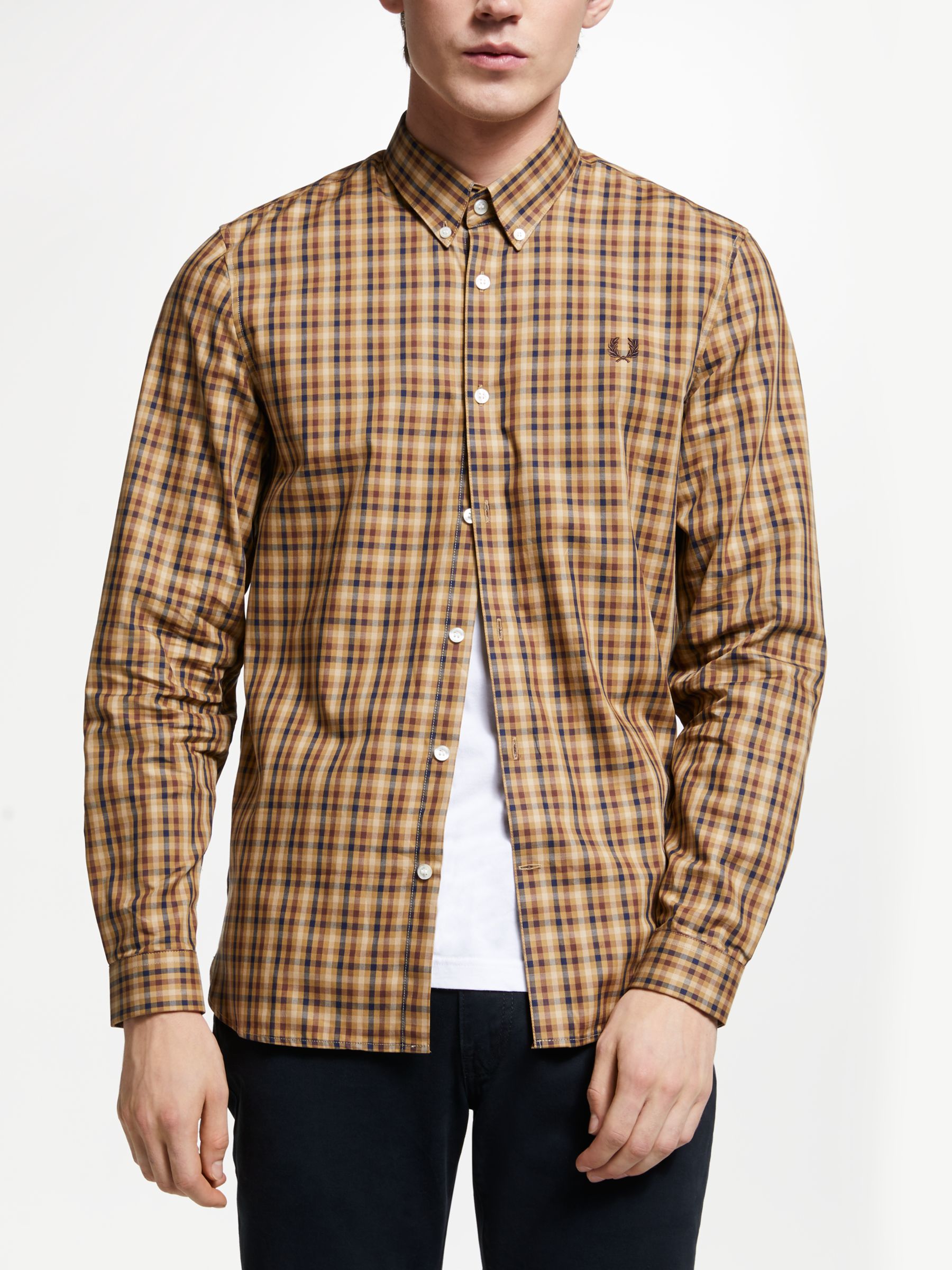 Fred Perry Twill Check Long Sleeve Shirt