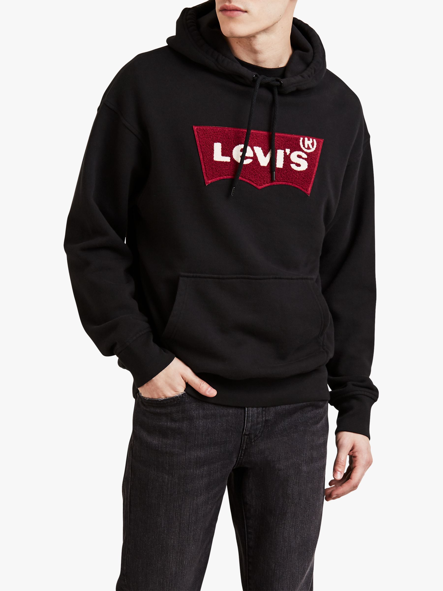 levis black hoodie 