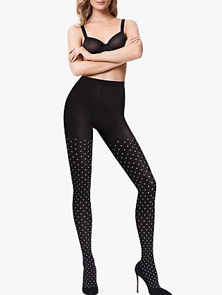 Wolford individual den stay hip tights black