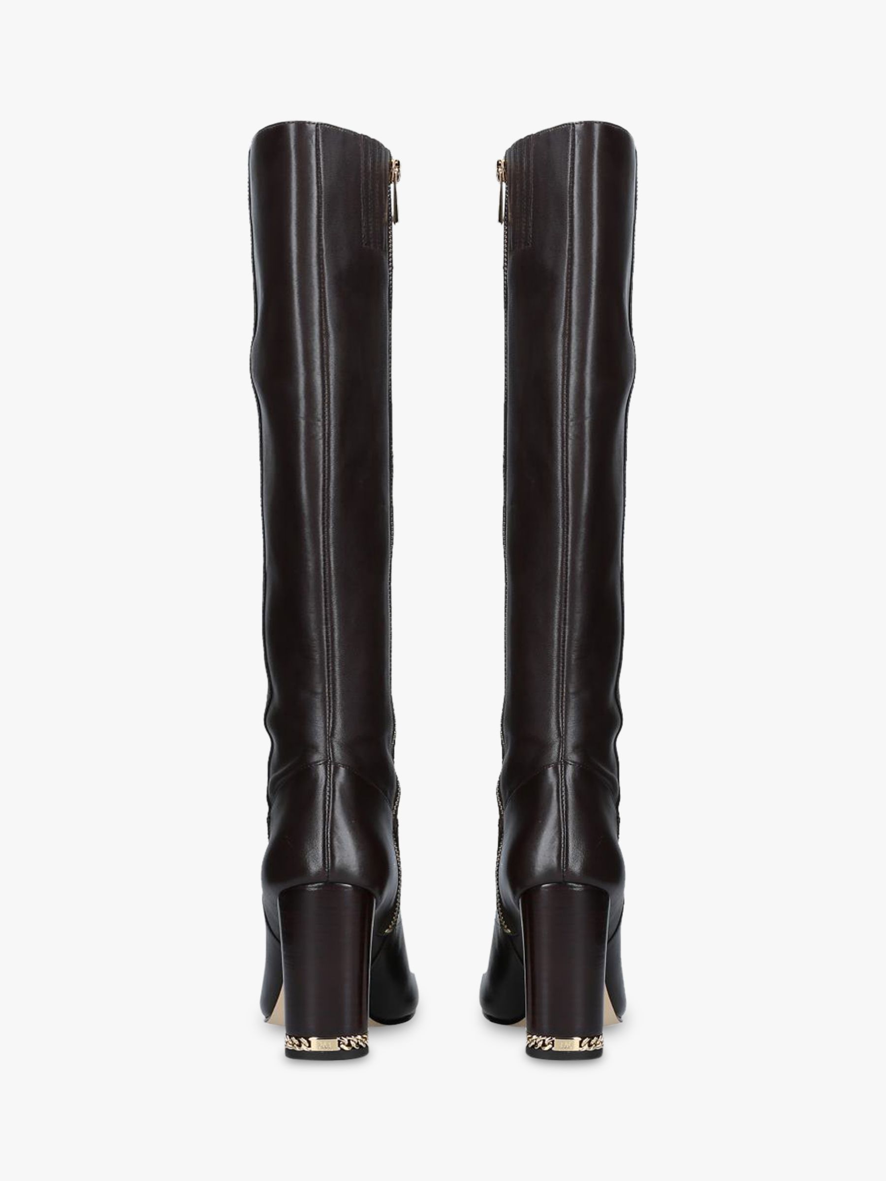 michael kors boots black and brown