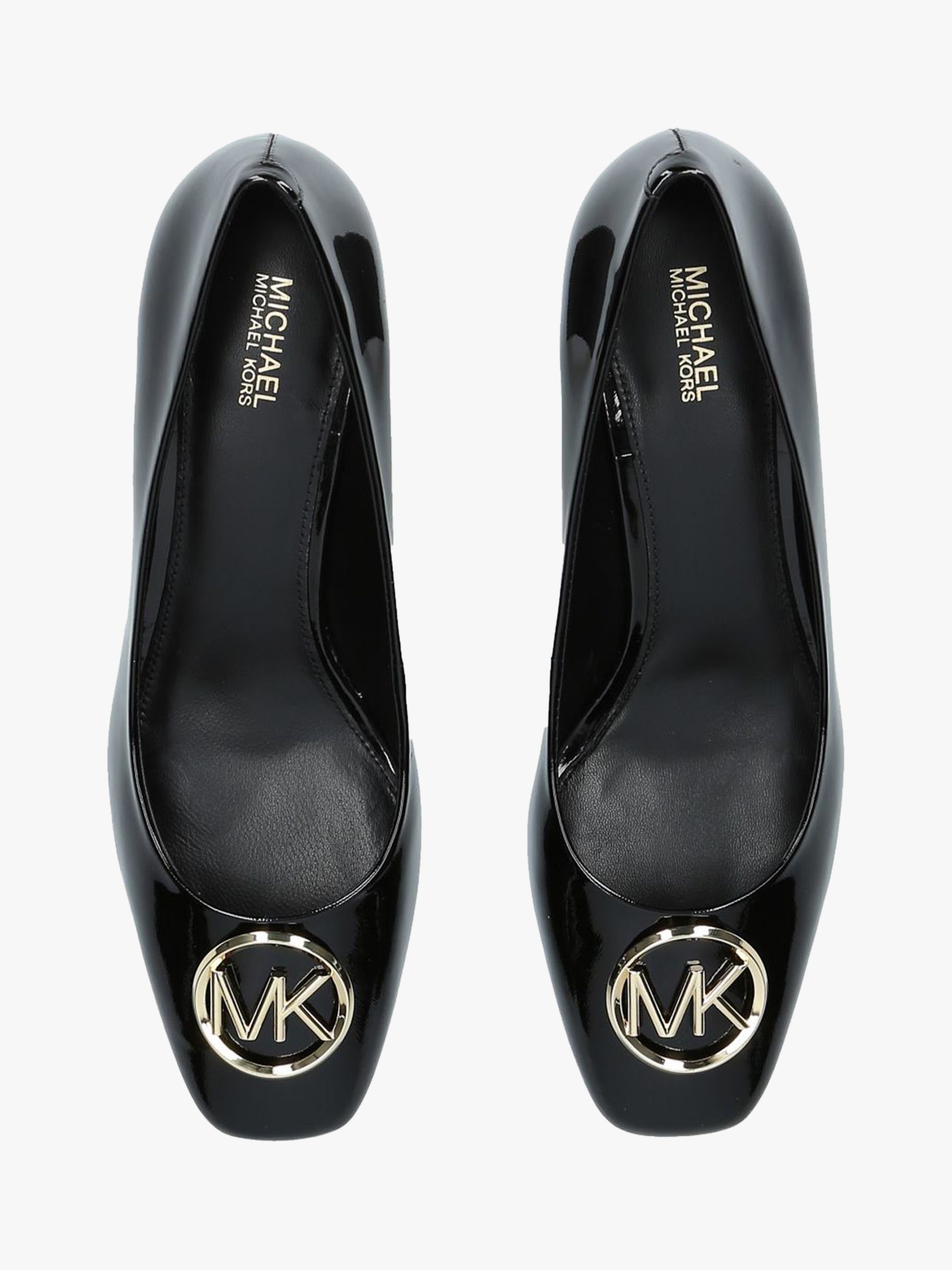 mk block heels