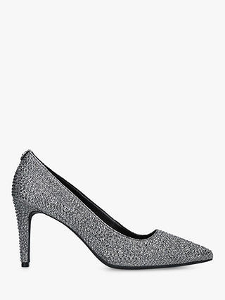 MICHAEL Michael Kors Dorothy Flex Pointed Court Shoes, Black Sparkle