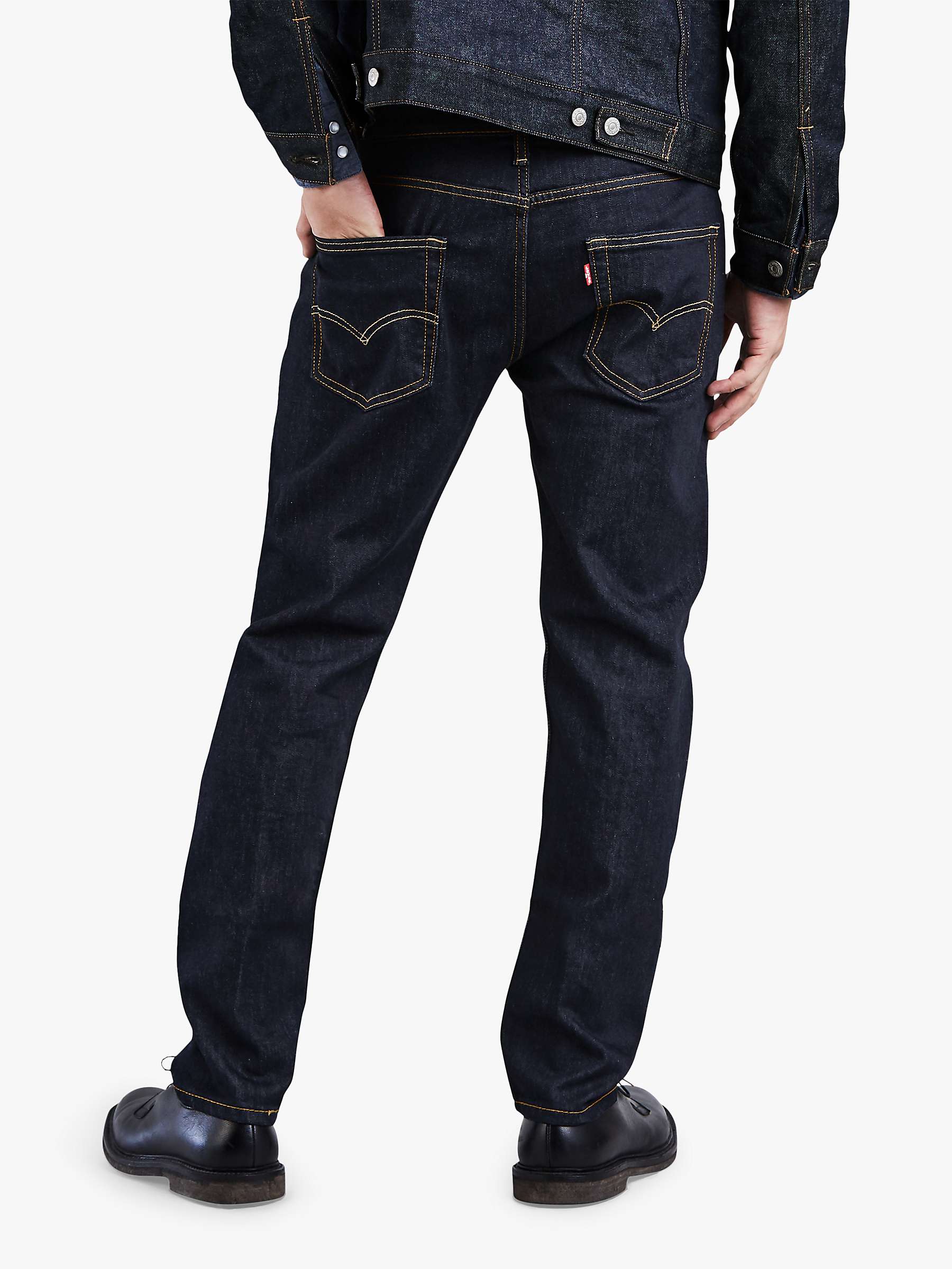 Levi's 502 Regular Tapered Jeans, Rock Cod at John Lewis & Partners