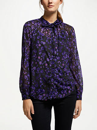 Great Plains Abstract Floral Top, Purple