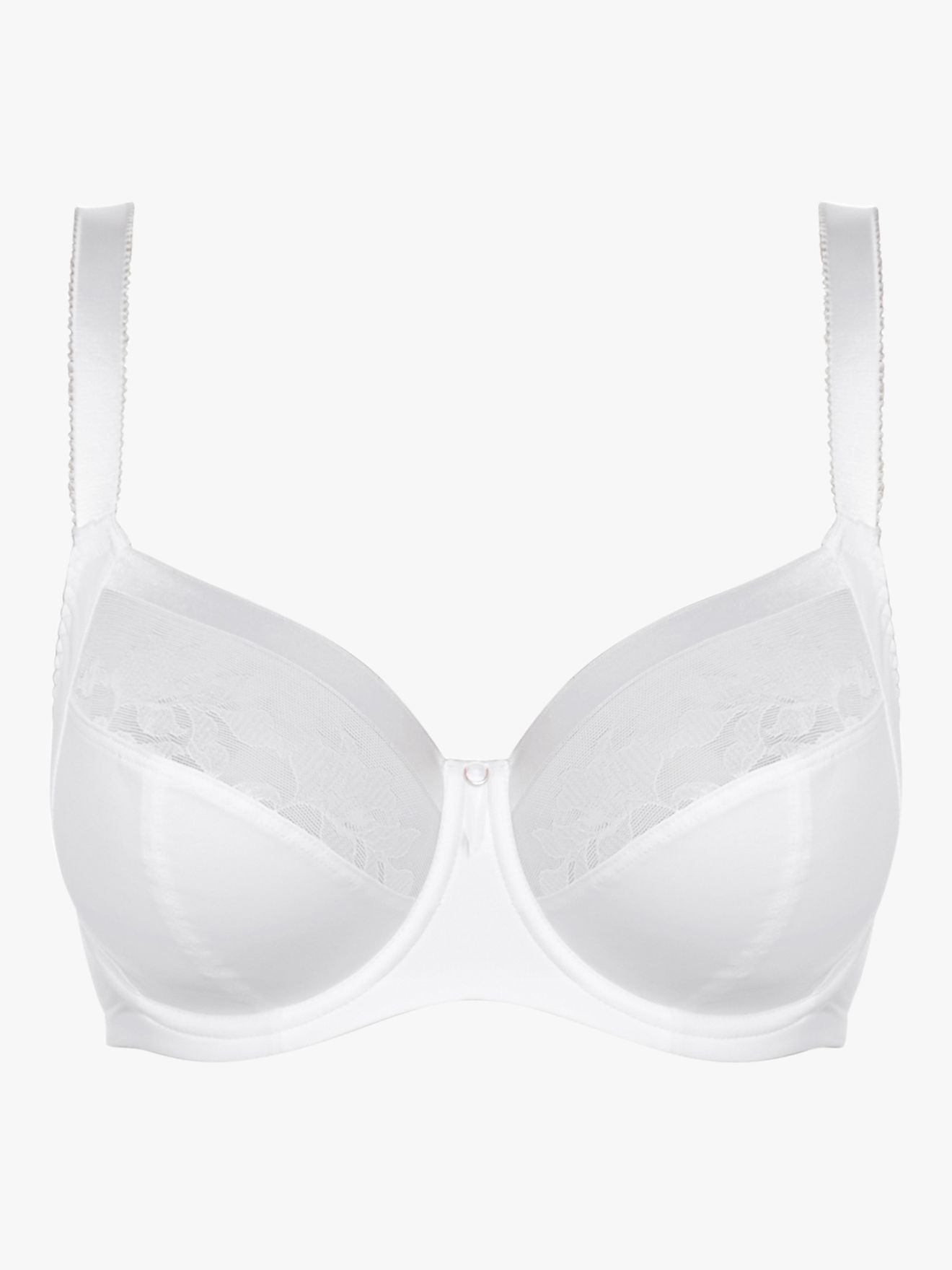 Fantasie Illusion Underwired Side Support Balcony Bra, White at John Lewis  & Partners