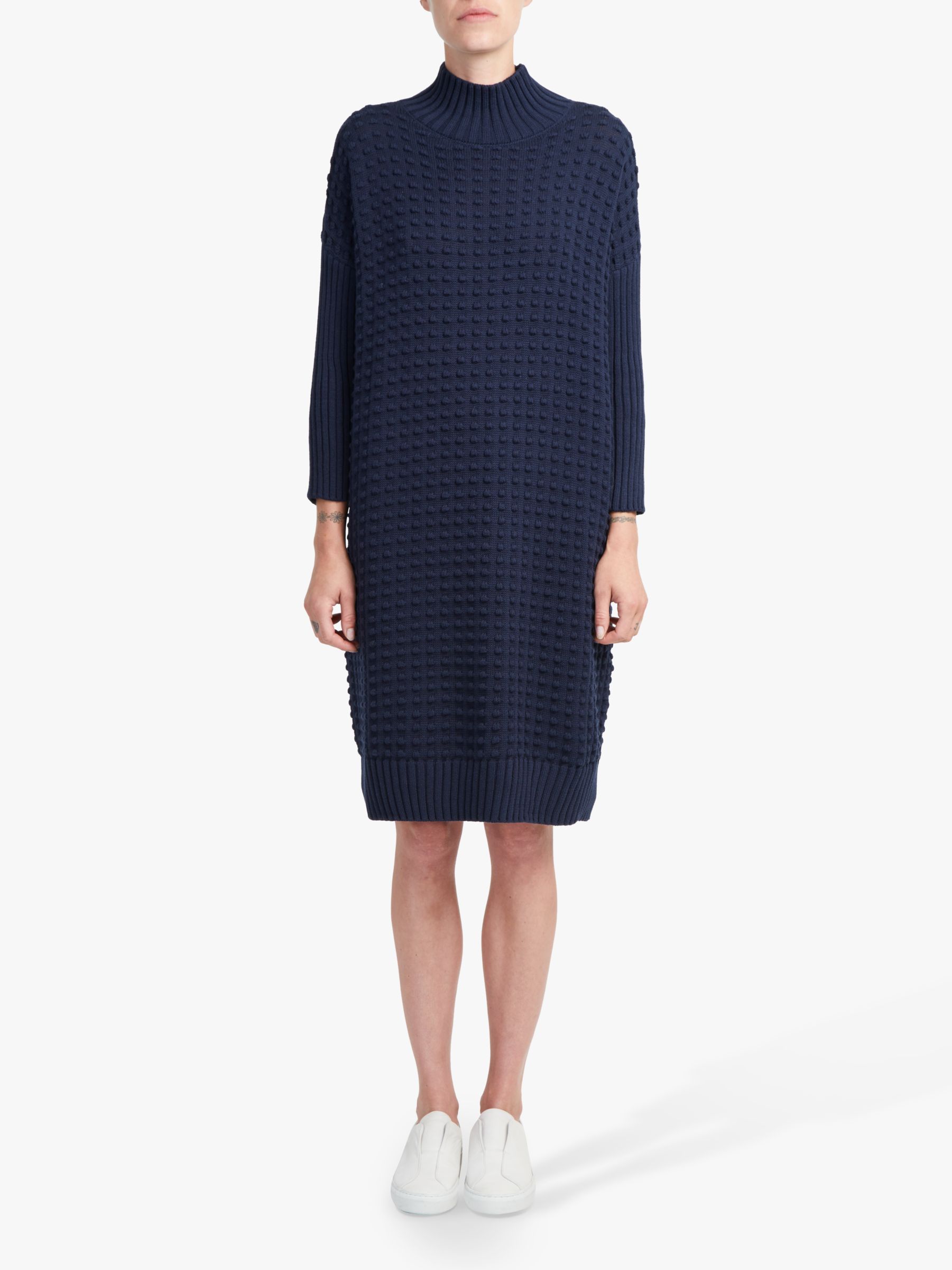 French Connection Popcorn Knit Dress, Nocturnal