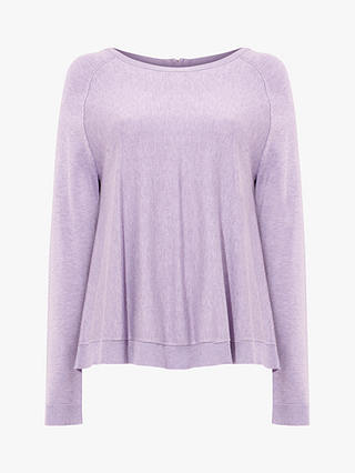 Phase Eight Terza Knitted Jumper, Bright Lavender