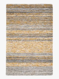John Lewis Sketch Stripe Rug, L300 x W200 cm, Saffron