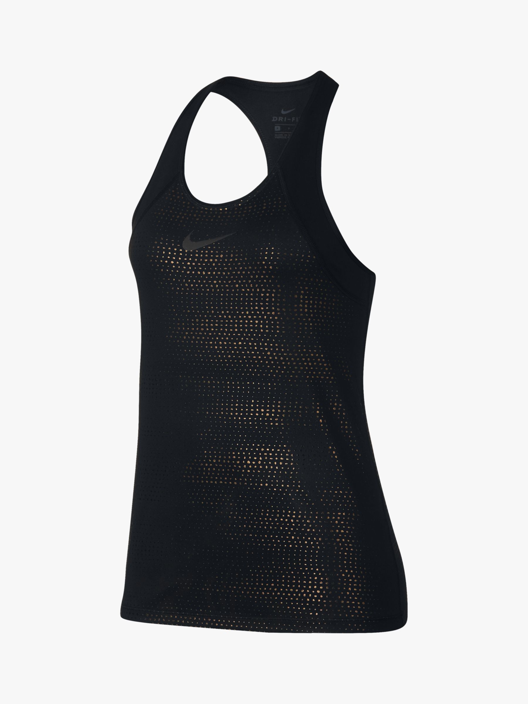 black and gold nike tank top
