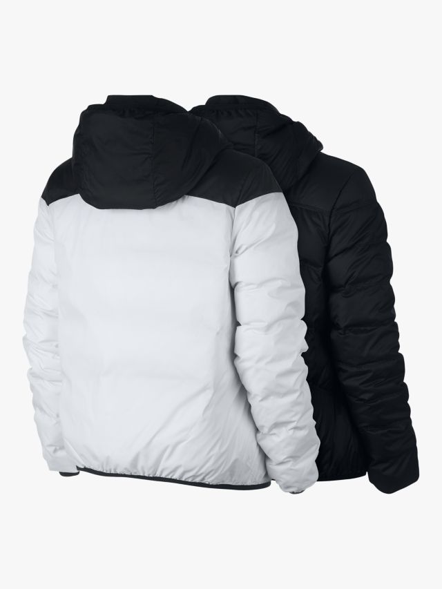 Nike black reversible down cheap fill parka