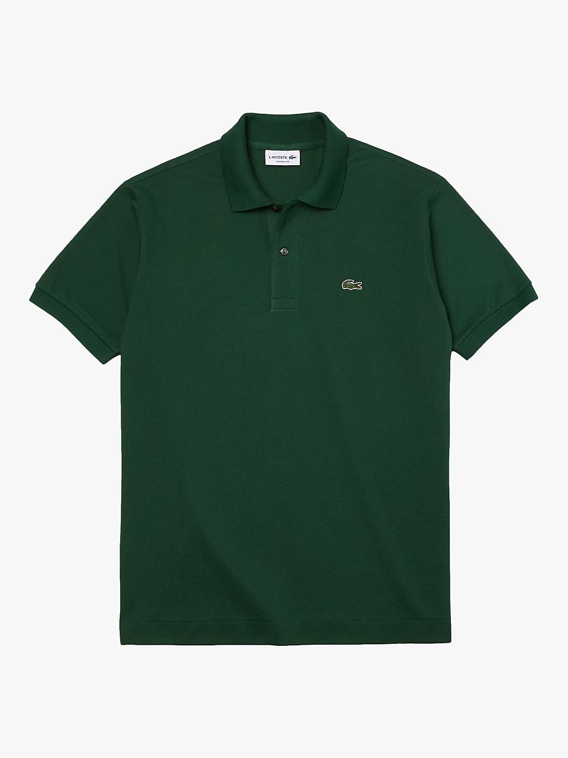 Buy Lacoste L.12.12 Classic Regular Fit Short Sleeve Polo Shirt, Vert Online at johnlewis.com
